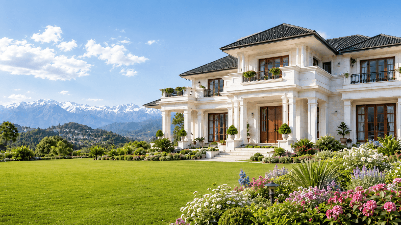 Modern architectural building